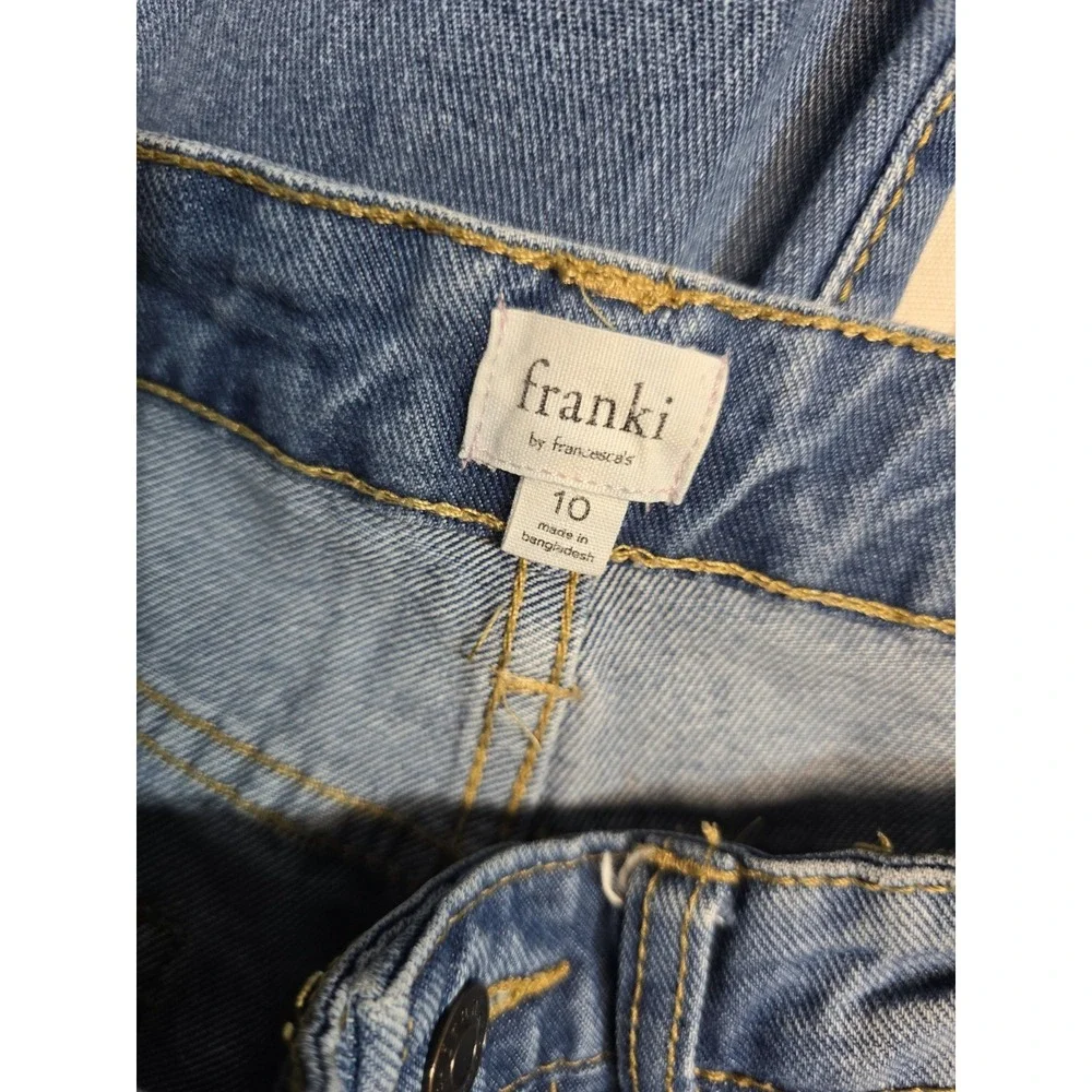 Franki Ultra‎ Hi-rise Straight Girls Jeans Baby Doll Top Smocked 10 Y Lot Of 2